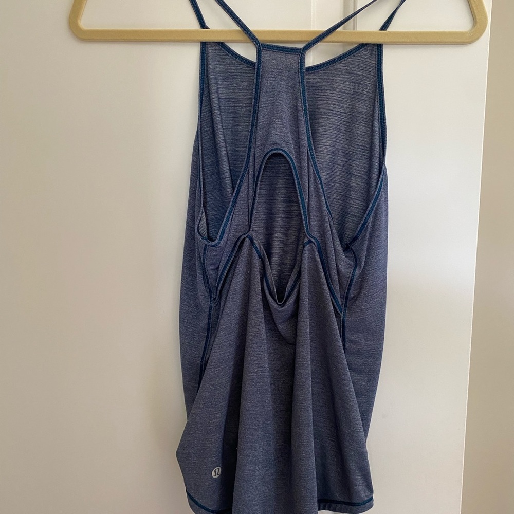 Lululemon Athletica Silverescent High Neck Tank